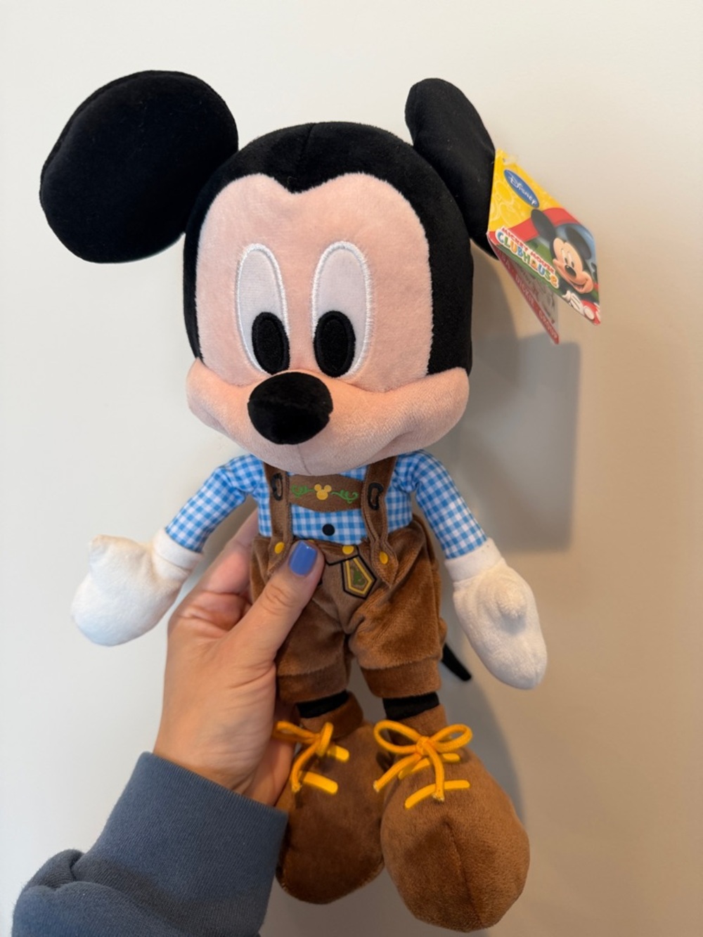 NWT Disney Mickey Mouse Clubhouse Lederhosen Plush